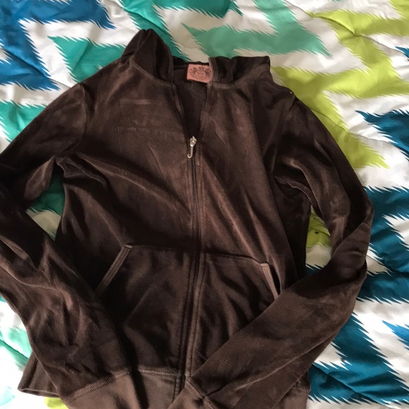Size M brown Juicy Couture jacket - Picture 1 of 3